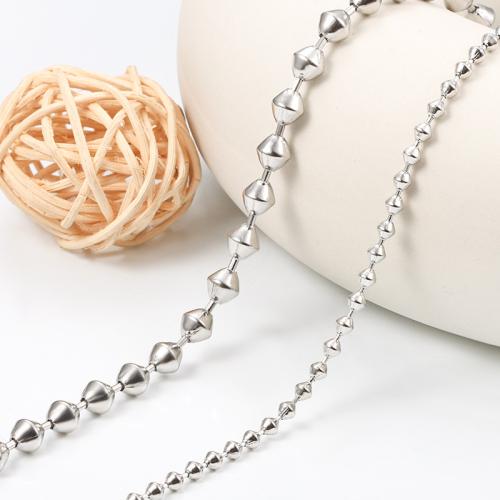 Stainless Steel Nekclace Chain, 304 roestvrij staal, DIY & verschillende grootte voor keus, Ca 2m/Bag, Verkocht door Bag