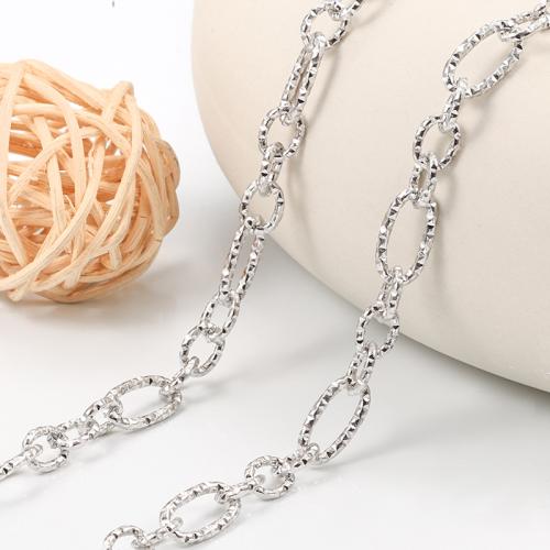 Stainless Steel Nekclace Chain, 304 roestvrij staal, DIY, Verkocht door m