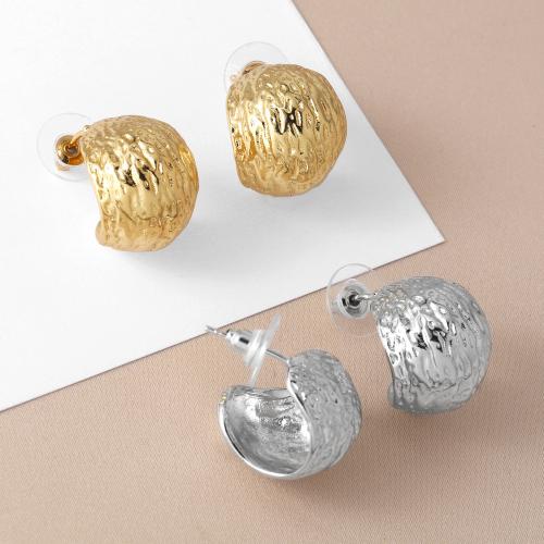 Brass Stud Earring plated fashion jewelry nickel lead & cadmium free Sold By Pair