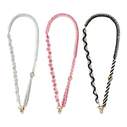 Cell Phone Lanyard, Bomuldsgarn, håndlavet, multifunktionelle & Unisex, flere farver til valg, Længde 42.52-48.9 inch, Solgt af PC