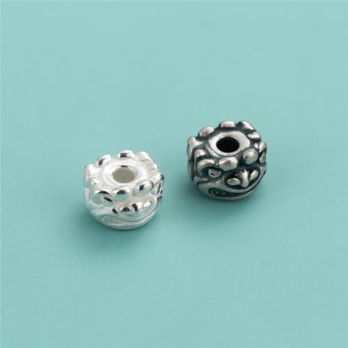 925 Sterling zilveren kralen, monster, DIY, meer kleuren voor de keuze, 8.80x6.40mm, Gat:Ca 2.5mm, Verkocht door PC