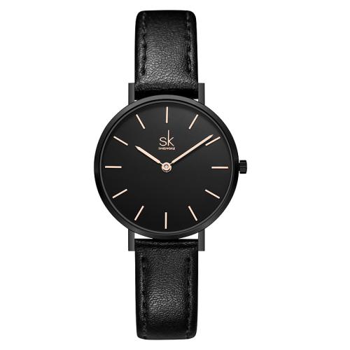 Nők Wrist Watch, Üveg, -val PU, Életvízálló & divat ékszerek & japán mozgás & a nő, több színt a választás, Hossz Kb 19 cm, Által értékesített PC