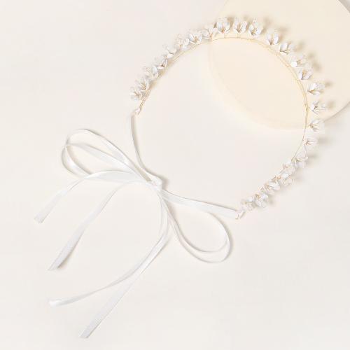 Diadema, metal, con Cristal, Joyería & para mujer, Blanco, Vendido por Sarta