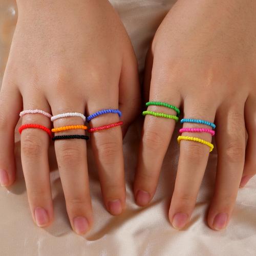 Bijoux bague, verre, pour femme, plus de couleurs à choisir, protéger l'environnement, sans nickel, plomb et cadmium, Vendu par PC