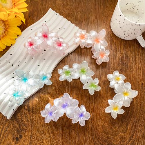 Hair Claw Clips Plastic Flower fashion jewelry Sold By PC