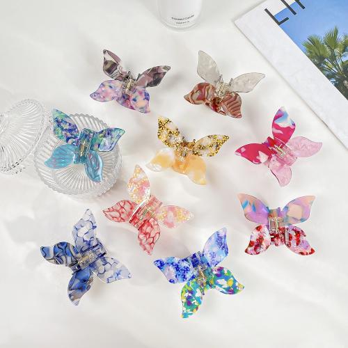 Hair Claw Clips Acetate Butterfly fashion jewelry Sold By PC