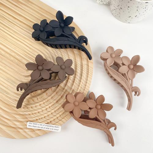 Hair Claw Clips Plastic Flower fashion jewelry Sold By PC