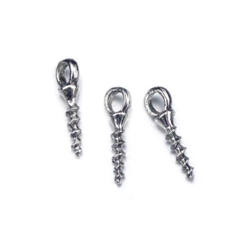 Sinc Alloy Pendants, plátáilte, DIY, dath bunaidh, 15x4.50x3mm, 500ríomhairí pearsanta/Lot, Díolta De réir Lot