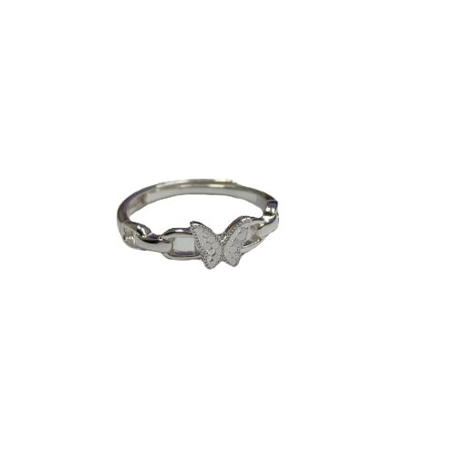 Sterling Silber Schmuck Fingerring, 925 Sterling Silber, Schmetterling, für Frau, Silberfarbe, verkauft von PC