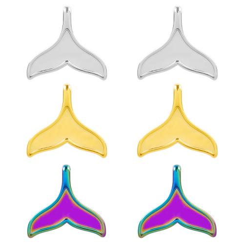 Stainless Steel Pendants 304 Stainless Steel Mermaid tail Vacuum Ion Plating fashion jewelry & DIY Sold By PC