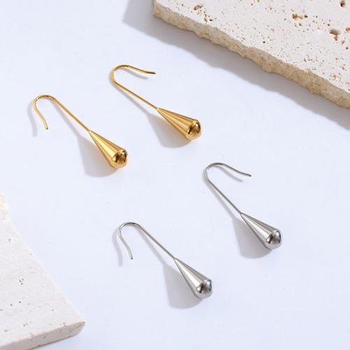 Stainless Steel Drop Earring 304 Stainless Steel plated fashion jewelry & for woman Sold By Pair