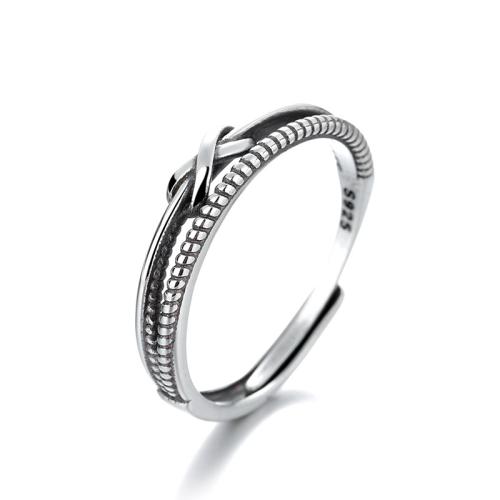 Argent sterling 925 Cuff Bague, Vintage & styles différents pour le choix & pour femme, Taille:6-9, Vendu par PC