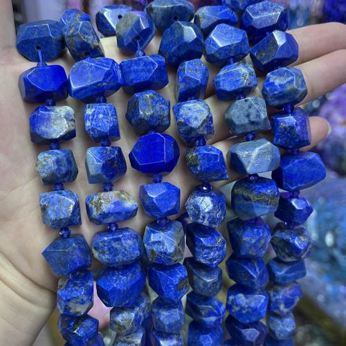 Natural Lapis Lazuli Beads Nuggets fashion jewelry & DIY lapis lazuli Length about 13-18mm Sold Per Approx 38 cm Strand