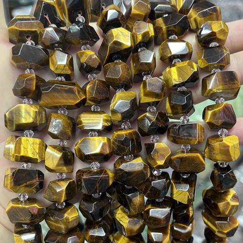 Natural Tiger Eye Beads Nuggets fashion jewelry & DIY mixed colors Length about 13-18mm Sold Per Approx 38 cm Strand