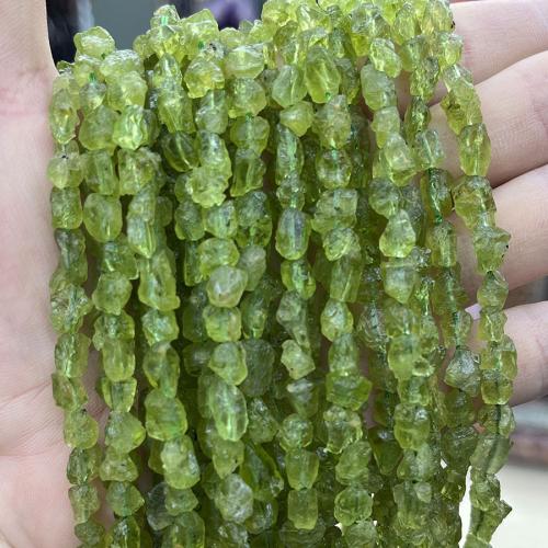 Natural Quartz Jewelry Beads Olive Quartz Nuggets fashion jewelry & DIY green Sold Per Approx 38 cm Strand