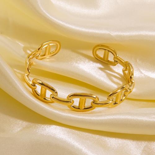 Stainless Steel Bangle 304 Stainless Steel Vacuum Ion Plating fashion jewelry & for woman Sold By PC