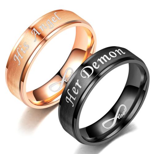 Titanium Steel Finger Ring plated fashion jewelry Sold By PC