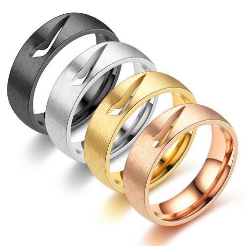 Titanium Steel Finger Ring plated fashion jewelry Sold By PC