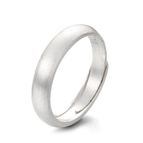 Argent sterling 925 Cuff Bague, Style coréen & pour femme, plus de couleurs à choisir, 4mm, Taille:6-9, Vendu par PC