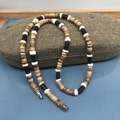 Collar de piedras preciosas joyas, Piedra natural, con acero inoxidable 304, Joyería & unisexo, más colores para la opción, longitud aproximado 45 cm, Vendido por UD