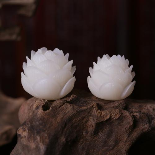 Perles en bois, Blanc Bodhi racine, gravé, DIY & normes différentes pour le choix, blanc, Vendu par PC