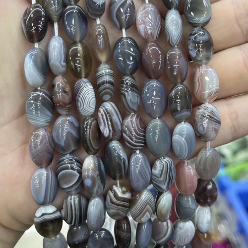 Natural Persian Gulf agate Beads Flat Oval fashion jewelry & DIY mixed colors Sold Per Approx 38 cm Strand