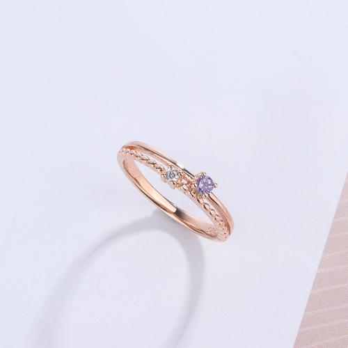 Cubic Zirconia micr3ofono pavimenta anillos de plata esterlina, Plata de ley 925, Joyería & diverso tamaño para la opción & micro arcilla de zirconia cúbica & para mujer, más colores para la opción, Vendido por UD