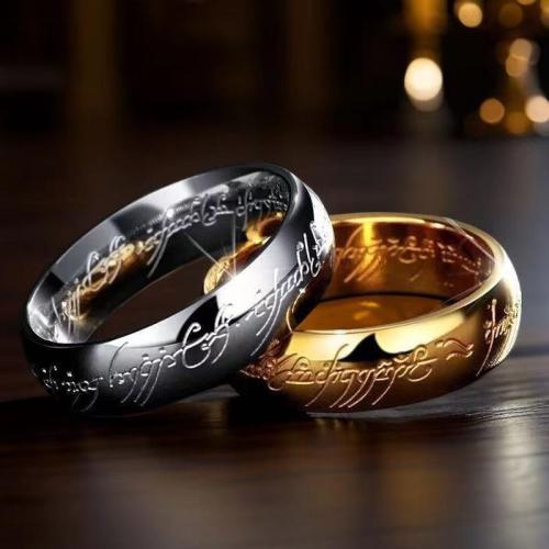 Titanium Steel Finger Ring plated fashion jewelry Sold By PC