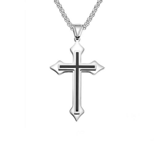 Zink Alloy Smycken Collier, plated, Unisex, silver, Längd 50 cm, Säljs av PC