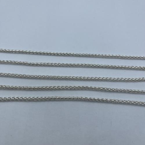 925 Sterling Silver Chains chopin chain & DIY silver color Sold By G