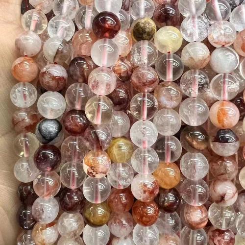 Gemstone šperky Korálky, Kolo, módní šperky & DIY & různé velikosti pro výběr, smíšené barvy, Prodáno za Cca 38 cm Strand