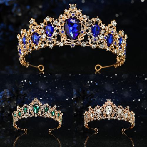 Diadema, lega in zinco, per la donna & con strass, nessuno, diameter 140mm, height 60mm, Venduto da PC