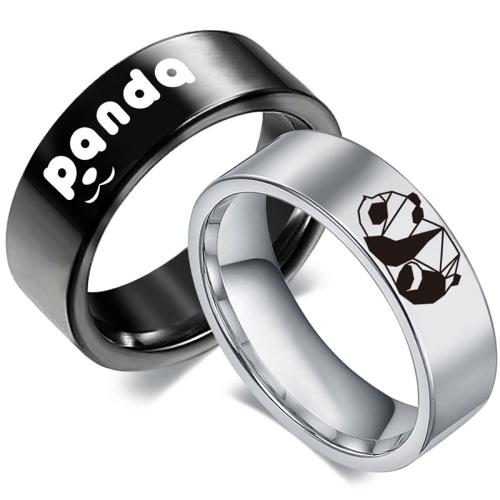 Prst prsten z nerezové oceli, 304 Stainless Steel, hand leštěný, unisex & různé velikosti pro výběr, více barev na výběr, Prodáno By PC