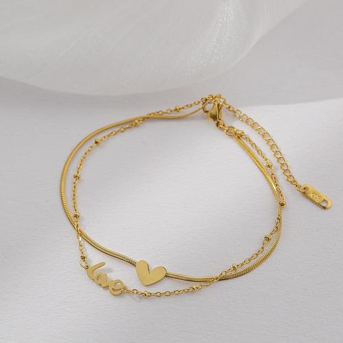 Мода ювелирные изделия anklet, титан, Женский, Золотой, длина 21 см, продается PC