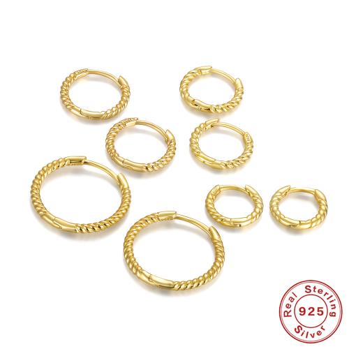 925 sterline d'argento Huggie Orecchino ad anello, formato differente per scelta & per la donna, nessuno, Venduto da coppia