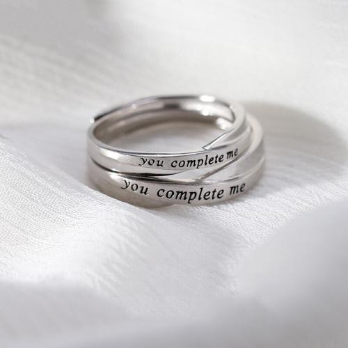 Par Finger Ringar, Mässing, mode smycken & Unisex, Storlek:7, Säljs av PC