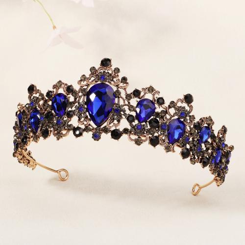 Bridal Tiaras Zinc Alloy fashion jewelry & for woman & with rhinestone Sold By PC