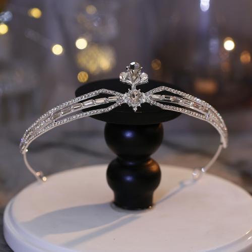 Diadema, lega in zinco, gioielli di moda & per la donna & con strass, nessuno, diameter 140mm, Venduto da PC