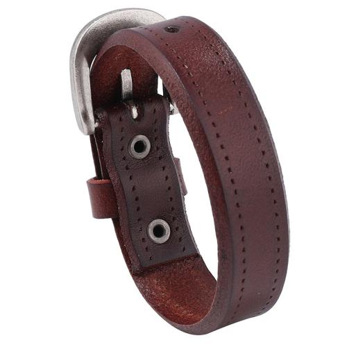 PU cavo bracciali, with ferro, Vintage & per l'uomo, nessuno, 19mm, Lunghezza 26 cm, Venduto da PC