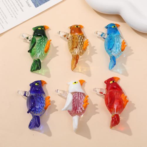 Fashion Lampwork Pendants Parrot fashion jewelry & DIY Sold By Bag