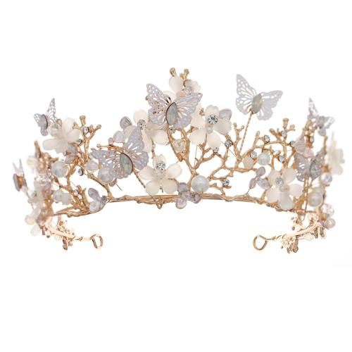 Bridal Tiaras Zinc Alloy fashion jewelry & for woman & with rhinestone Sold By PC