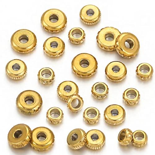 304 roestvrij staal Positioning Bead, DIY & verschillende grootte voor keus, meer kleuren voor de keuze, 10pC's/Bag, Verkocht door Bag