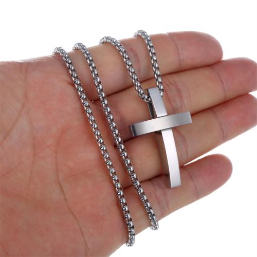 Stainless Steel Cross Pendants 304 Stainless Steel plated Sold By PC