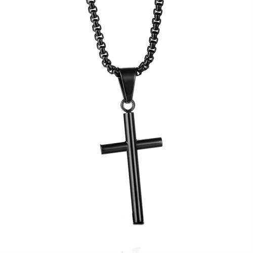 Nerezová ocel Cross Přívěsky, 304 Stainless Steel, Kříž, různé styly pro výběr, více barev na výběr, Prodáno By PC