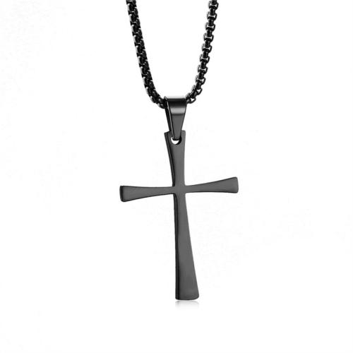 Nerezová ocel Cross Přívěsky, 304 Stainless Steel, Kříž, různé styly pro výběr, více barev na výběr, Prodáno By PC