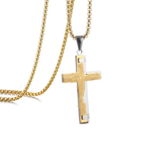 Stainless Steel Cross Pendants 304 Stainless Steel plated Sold By PC