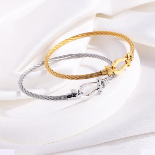 Stainless Steel Bangle 304 Stainless Steel plated for woman Sold By PC