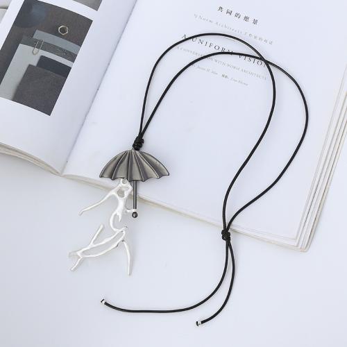 Sinc Alloy geansaí Necklace Slabhra, le Céir, jewelry faisin & do bhean, Fad Thart 75 cm, 2ríomhairí pearsanta/Mála, Díolta De réir Mála