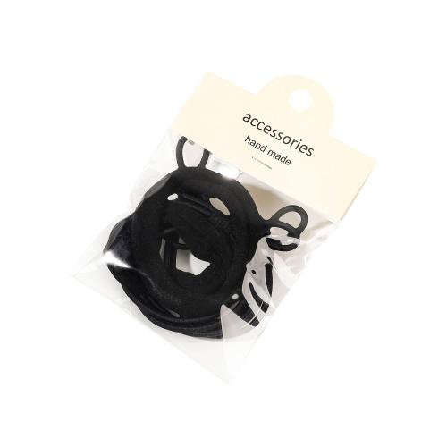 Hair Elastic, Klud, håndlavet, for kvinde, flere farver til valg, 5pc'er/Bag, Solgt af Bag