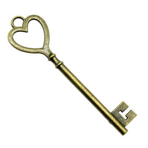 Zinklegering Key Hangers, Zinc Alloy, Sleutel, plated, Vintage & mode sieraden & DIY & hol, meer kleuren voor de keuze, 82mm, Verkocht door PC